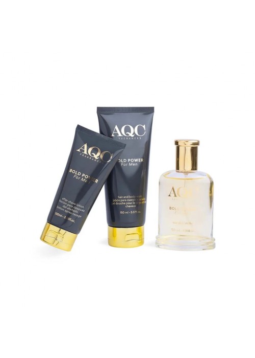 AQC TIMELESS BOLD POWER EDT 100ML-SHOWER GEL 150ML- AFTER SHAVE 100ML
