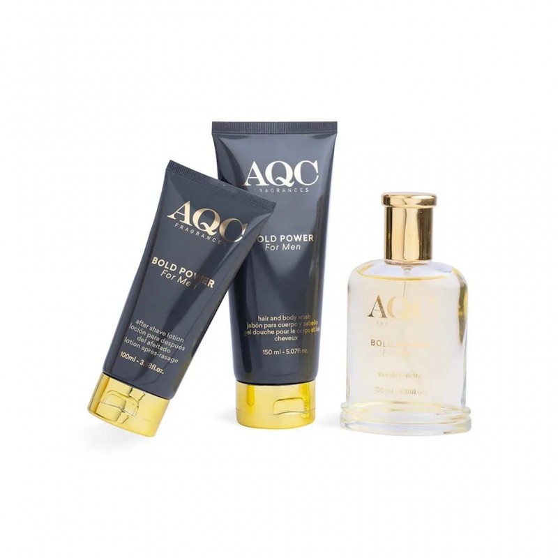 AQC TIMELESS BOLD POWER EDT 100ML-SHOWER GEL 150ML- AFTER SHAVE 100ML