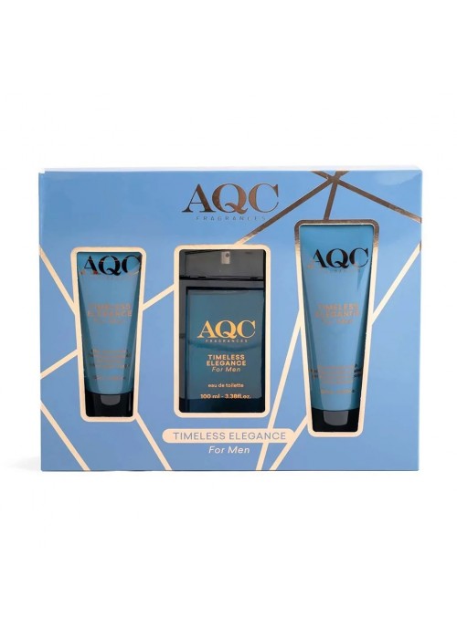 AQC TIMELESS ELEGANCE EDT 100ML-AFTER SHAVE 150ML-SHOWER GEL 150ML