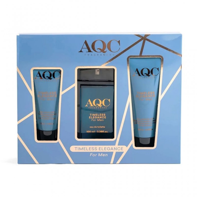 AQC TIMELESS ELEGANCE EDT 100ML-AFTER SHAVE 150ML-SHOWER GEL 150ML
