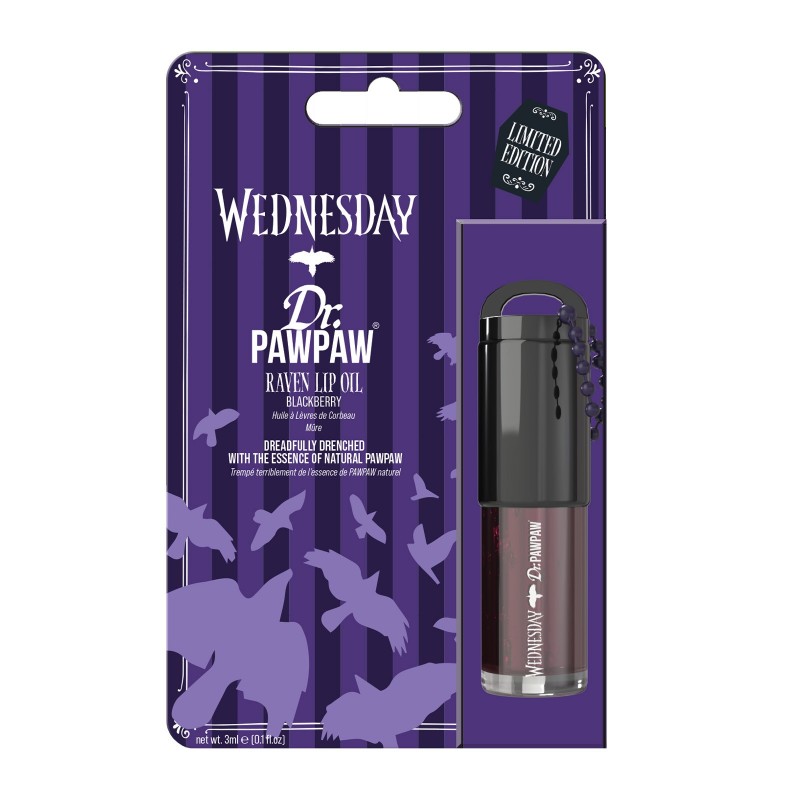 DR.PAWPAW WEDNESDAY LIP BALM RAVEN LIP OIL BLACKBERRY