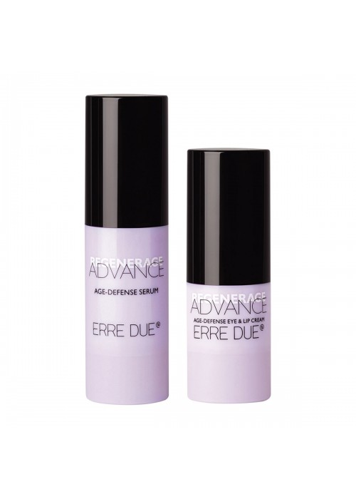 ERRE DUE SET ADVANCE AGE DEFENCE SERUM- AGE DEFENCE LIP AND EYE CREAM