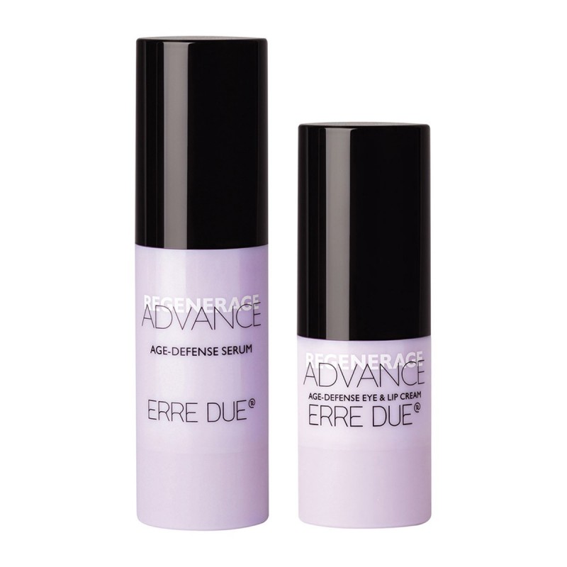 ERRE DUE SET ADVANCE AGE DEFENCE SERUM- AGE DEFENCE LIP AND EYE CREAM