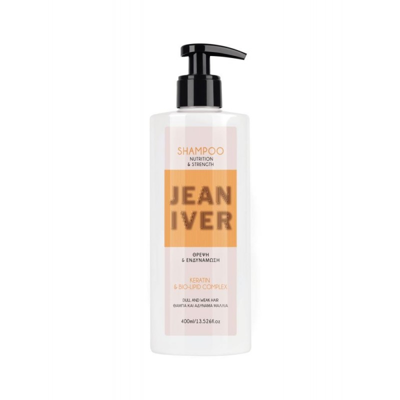 JEAN IVER SHAMPOO NUTRICION & STRENGTH KERATIN & BIO-LIPID COMPLEX 300ML