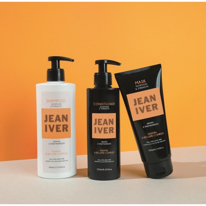 JEAN IVER SHAMPOO NUTRICION & STRENGTH KERATIN & BIO-LIPID COMPLEX 300ML
