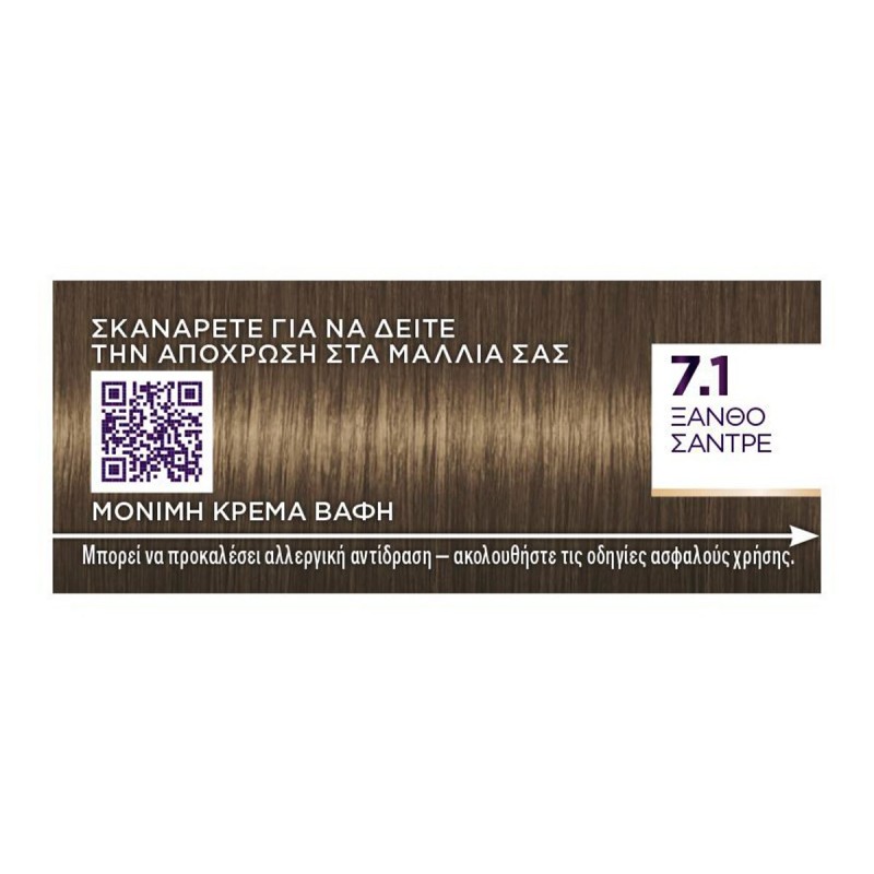 SCHWARZKOPF PALETTE SEMI-SET N.7.1 BLOND ASH 110ML