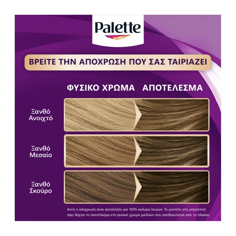 SCHWARZKOPF PALETTE SEMI-SET N.7.1 BLOND ASH 110ML