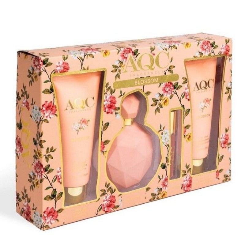 AQC FRAGANCE BLOSSOM EDT 100ML-SHOWER GEL 120ML-BODY LOTION 120ML-EDT 15ML