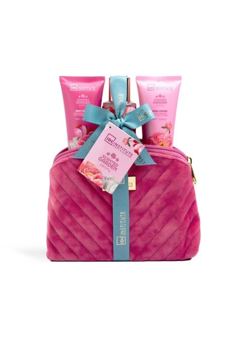 IDC SCENTED GARDEN 4 SET BODY SCRUB 60ML-BODY LOTION 60ML-SHOWER GEL 100ML