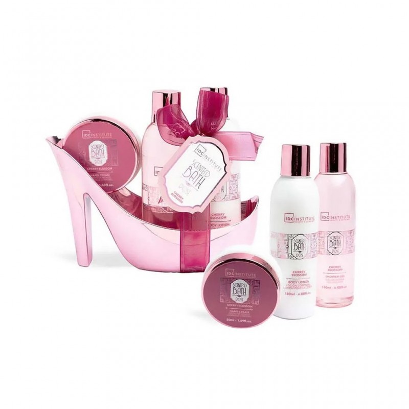 IDC BATH ROSE HEEL SET SHOWER GEL 180ML-BODY LOTION 180ML-ΚΡΕΜΑ ΧΕΡΙΩΝ 50ML