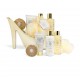 IDC BATH GOLD HEEL SET BODY LOTION 200ML -SHOWER GEL 200ML-HAND CREAM 90ML-ΣΦΟΥΓΓΑΡΙ ΜΠΑΝΙΟΥ