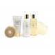 IDC BATH GOLD HEEL SET BODY LOTION 200ML -SHOWER GEL 200ML-HAND CREAM 90ML-ΣΦΟΥΓΓΑΡΙ ΜΠΑΝΙΟΥ