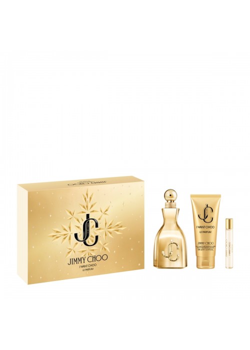 JIMMY CHOO I WANT CHOO LE PARFUME EDP 100ML- BODY LOTION 100ML-EDP 7.ML