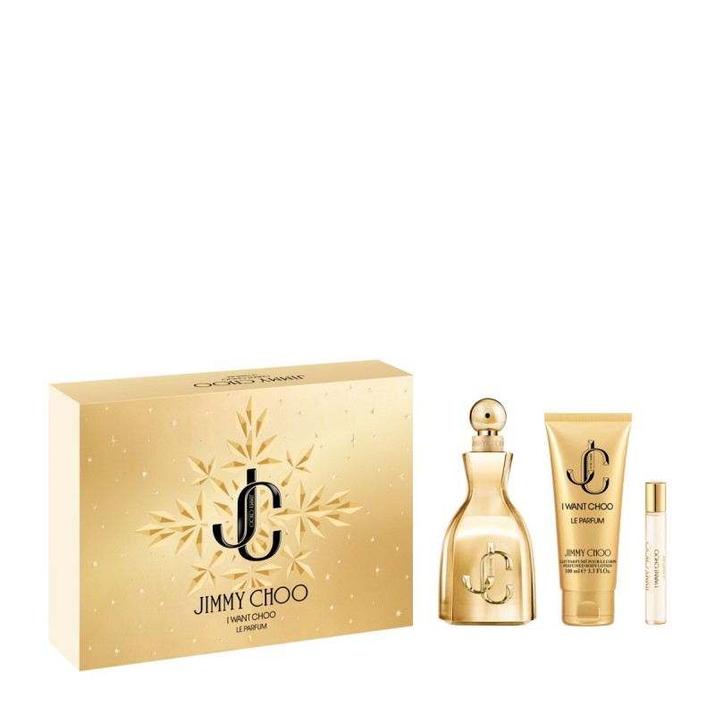 JIMMY CHOO I WANT CHOO LE PARFUME EDP 100ML- BODY LOTION 100ML-EDP 7.ML