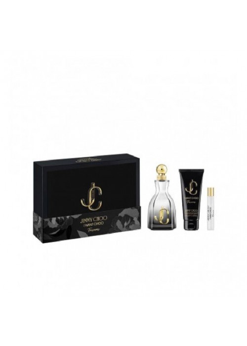 JIMMY CHOO I WANT CHOO FOREVER  EDP 100ML- BODY LOTION 100ML- EDP 7.5ML