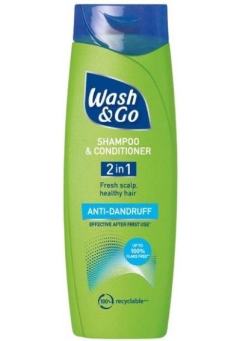 WASH & GO ΣΑΜΠΟΥΑΝ 2/1 ANTI-DANDRUFF 200ML