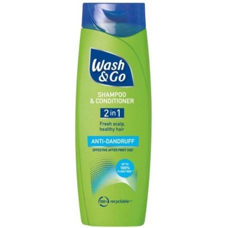 WASH & GO ΣΑΜΠΟΥΑΝ 2/1 ANTI-DANDRUFF 200ML