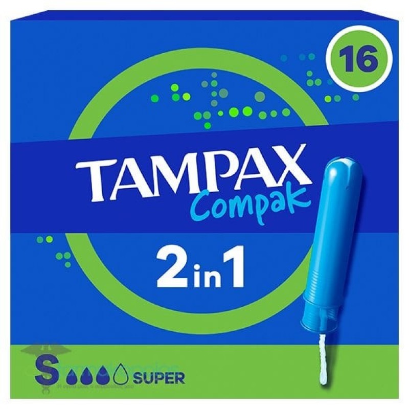 TAMPAX COMPAK SUPER 16T