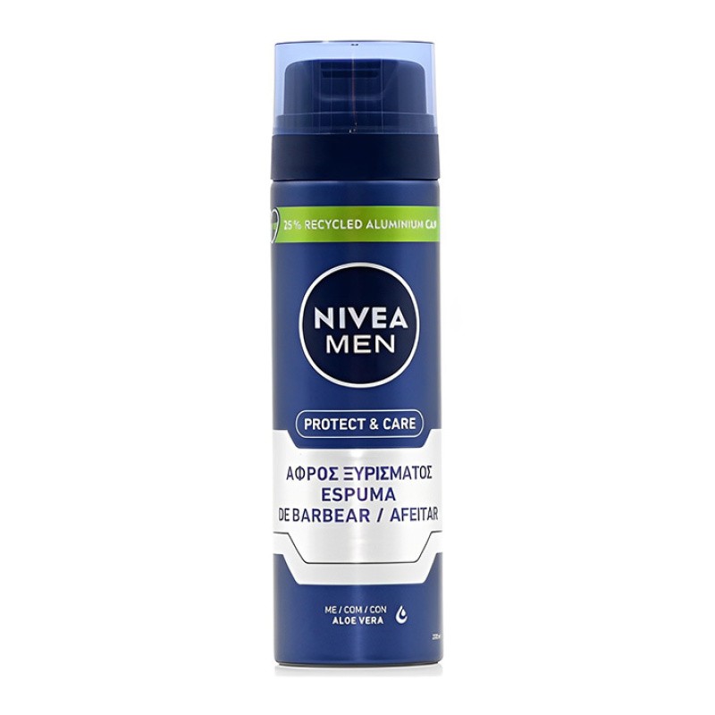 NIVEA ΑΦΡΟΣ ΞΥΡΙΣΜΑΤΟΣ 200ML PROTECT&CARE