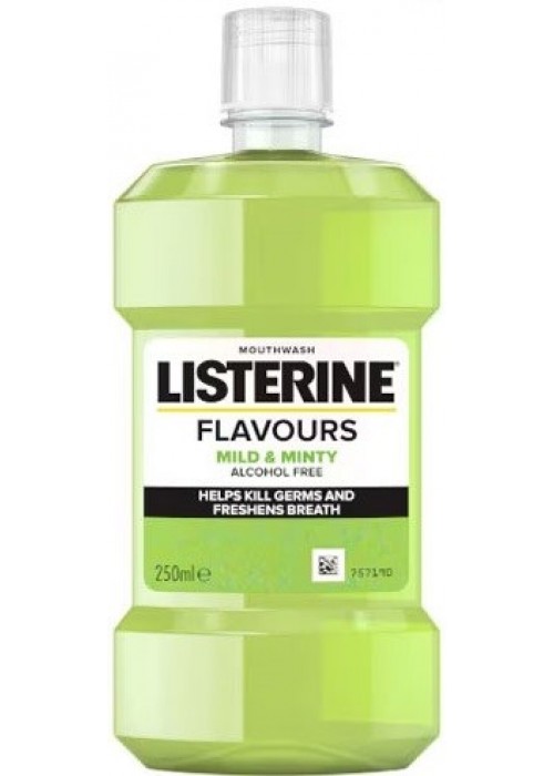 LISTERINE M/WASH 250ML MILD & MINTY