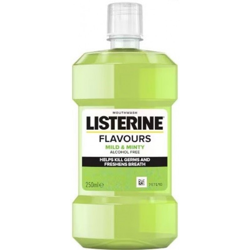 LISTERINE M/WASH 250ML MILD & MINTY