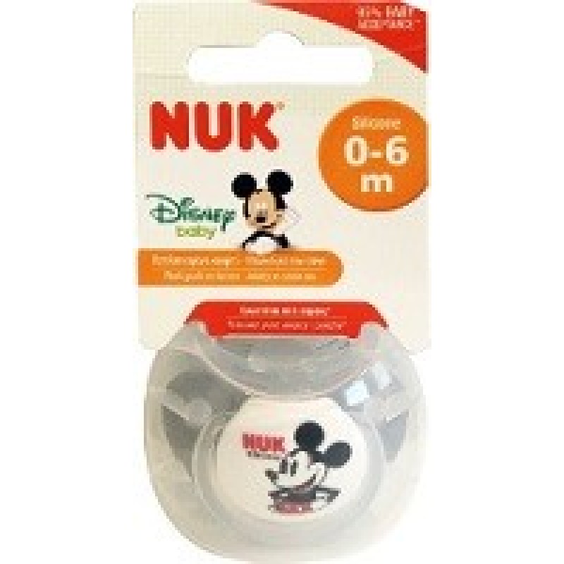 NUK ΠΙΠΙΛΑ ΣΙΛΙΚΟΝΗΣ 0-6M DISNEY BABY