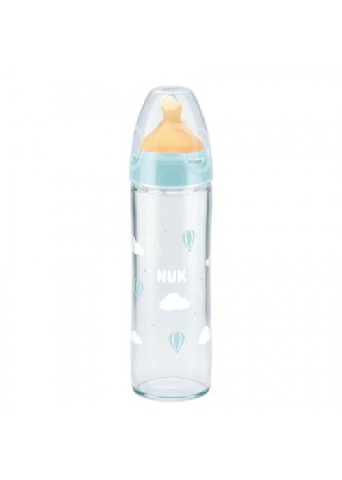 NUK ΓΥΑΛΙΝΟ ΜΠΙΜΠΕΡΟ 0-6M, 240ML