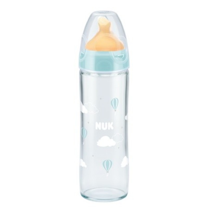 NUK ΓΥΑΛΙΝΟ ΜΠΙΜΠΕΡΟ 0-6M, 240ML