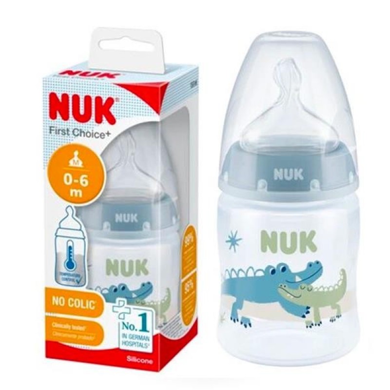 NUK ΠΛΑΣΤΙΚΟ ΜΠΙΜΠΕΡΟ ΜΕ ΘΗΛΗ  ΣΙΛΙΚΟΝΗΣ 150ΜL 0-6M