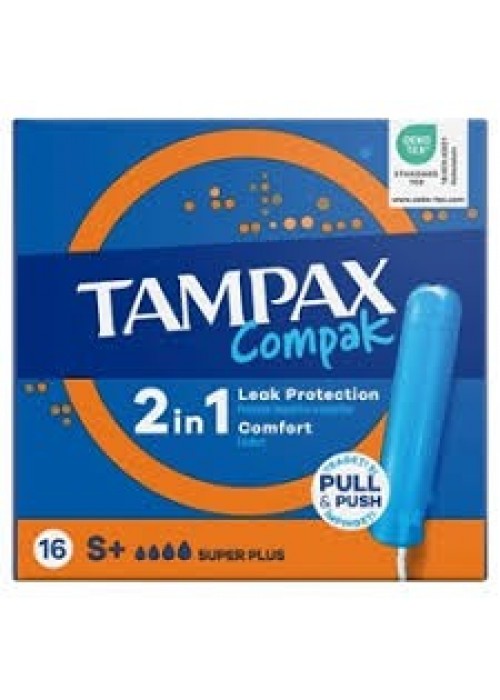 TAMPAX COMPAK SUPER PLUS 16T