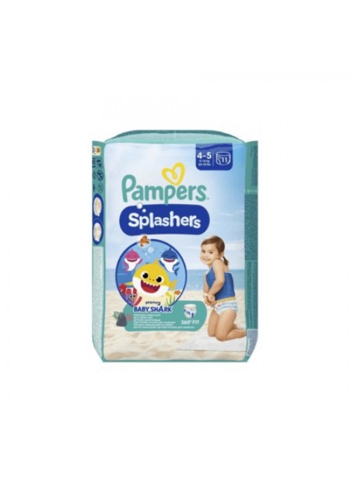 PAMPERS SPLASHERS N.4-5 15KG 11T