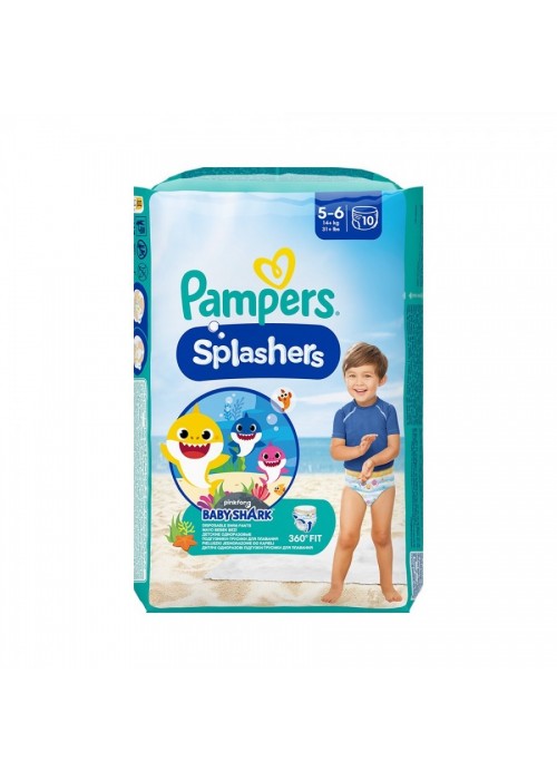 PAMPERS SPLASHERS N.5-6 14KG 10T