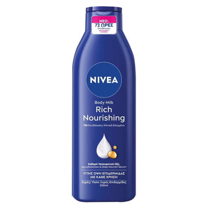 NIVEA BODY MILK 48h NOYRISHING 250ML