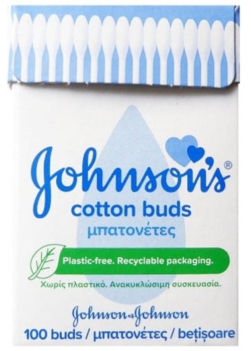 JOHNSONS COTTON ΜΠΑΤΟΝΕΤΕΣ 100ΤΕΜ