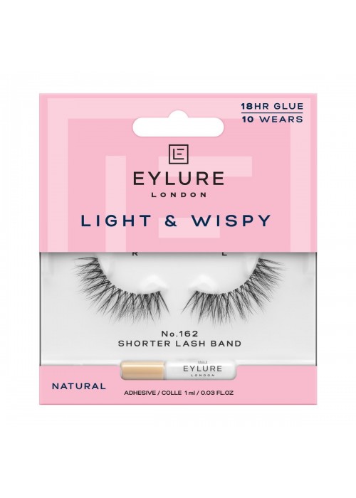 EYLURE ΒΛΕΦΑΡΙΔΕΣ LIGHT WISPY SHORTER LASH BAND N.162 NATURAL