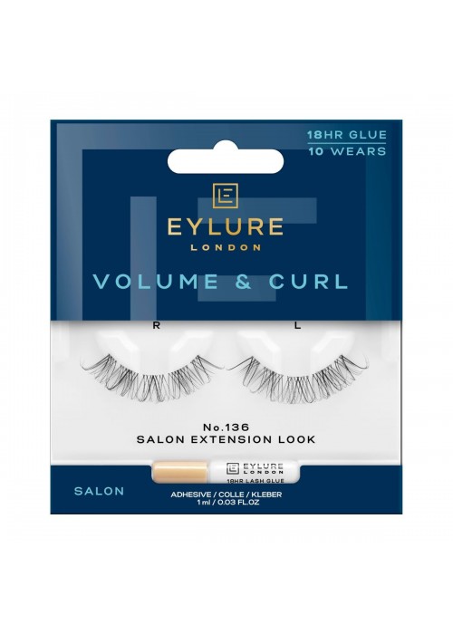 EYLURE ΒΛΕΦΑΡΙΔΕΣ VOLUME CURL N.136 SALON EXTENSION LOOK