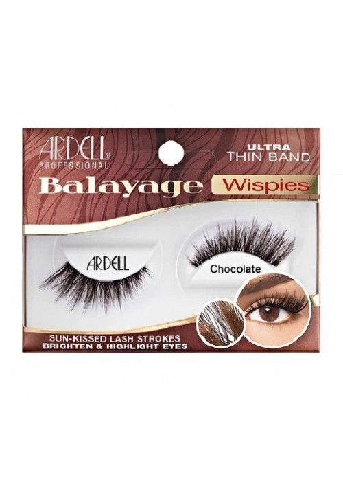 ARDELL ΒΛΕΦΑΡΙΔΕΣ ULTRA THIN BAND BALAYAGE WISPIES CHOCOLATE