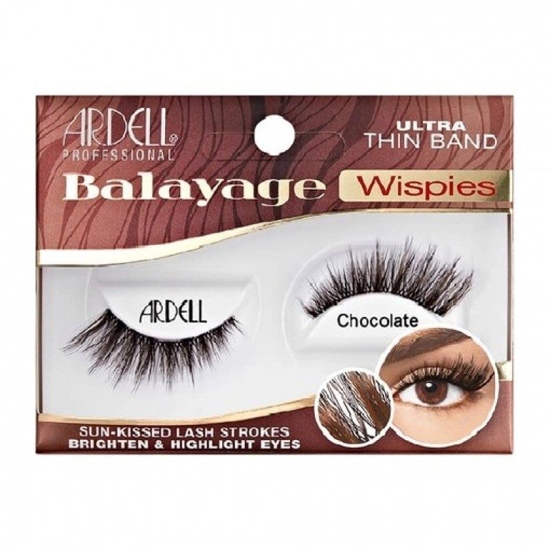 ARDELL ΒΛΕΦΑΡΙΔΕΣ ULTRA THIN BAND BALAYAGE WISPIES CHOCOLATE