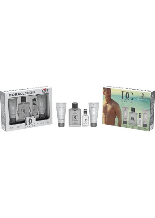 DORALL COLLECTION DC MARINE FOR MEN SET EDT 100ML-AFTER SHAVE BALM 50ML-SHOWER GEL 50ML-EDT 15ML