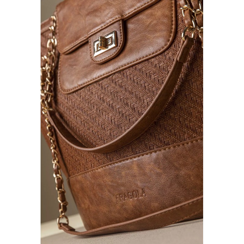 FRAGOLA ΩΜΟΥ L.BROWN STRAW