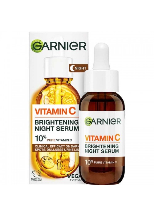 GARNIER VITAMIN C BRIGHTENING NIGHT SERUM 30ML