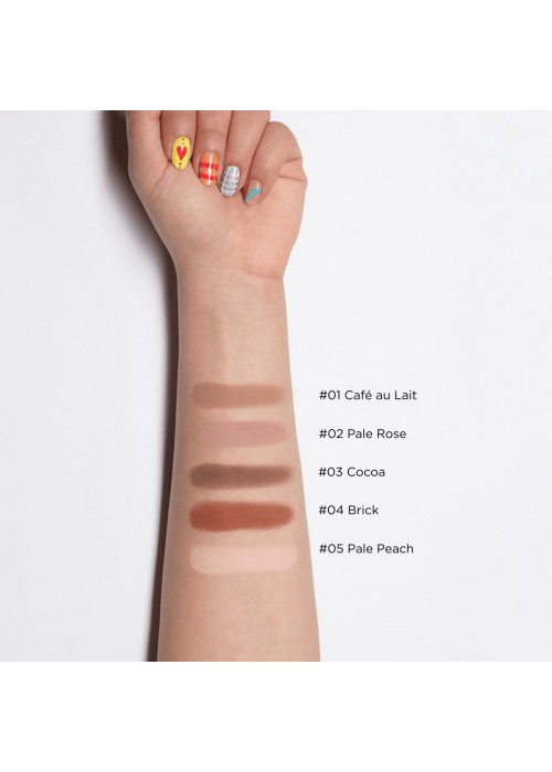 SEVENTEEN SILKY SHADOW MATT COLOR N.01 CAFE AU LAIT