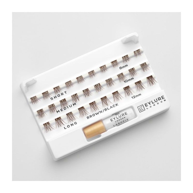 EYLURE ΒΛΕΦΑΡΙΔΕΣ CLUSTERS SALON BROWN/BLACK