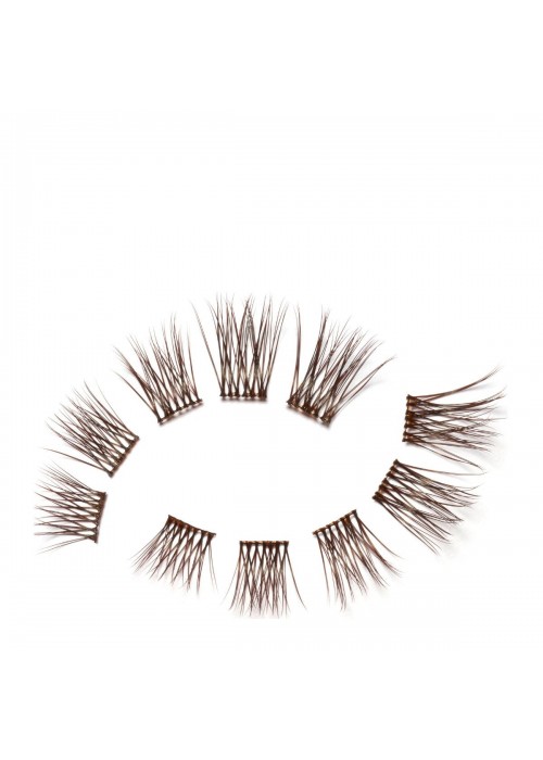 EYLURE ΒΛΕΦΑΡΙΔΕΣ CLUSTERS SALON BROWN/BLACK