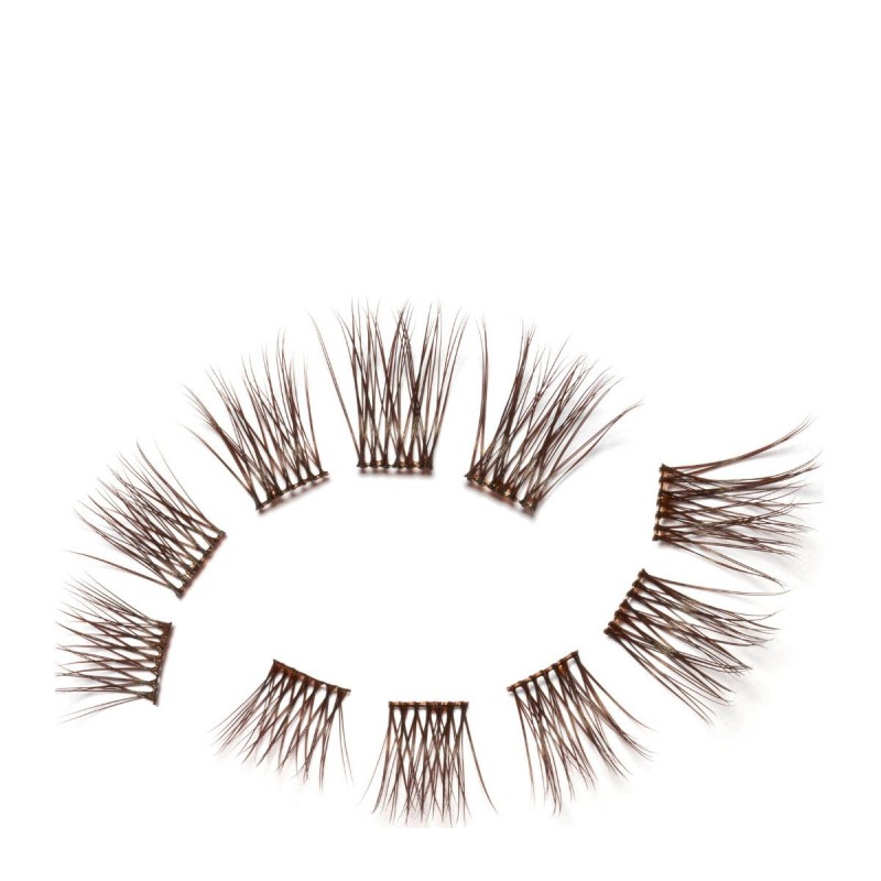 EYLURE ΒΛΕΦΑΡΙΔΕΣ CLUSTERS SALON BROWN/BLACK