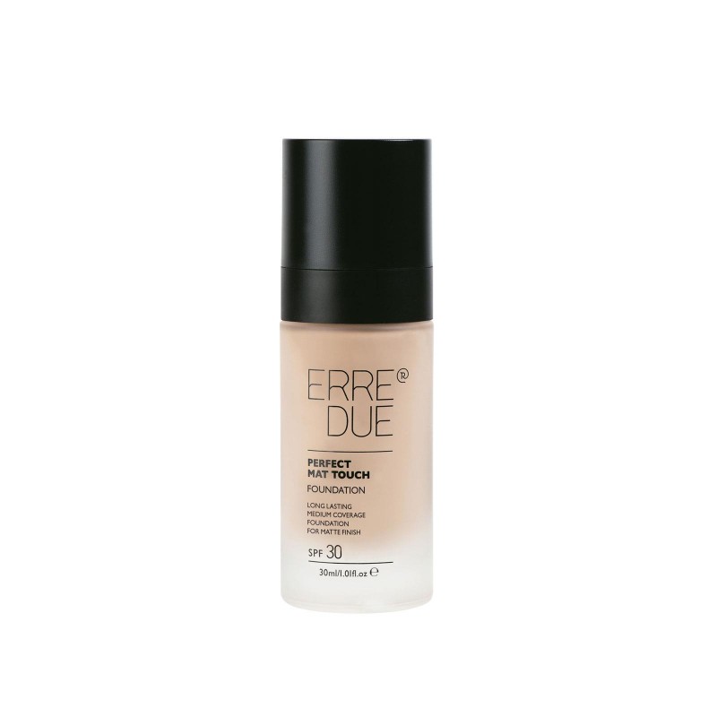 ERRE DUE PERFECT MATTE TOUCH FOUNDATION SPF30 N.301 PALE IVORY 30ML