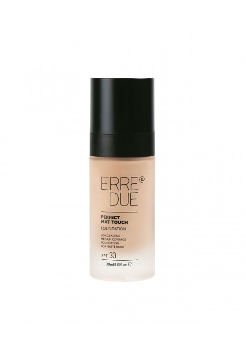 ERRE DUE PERFECT MATTE TOUCH FOUNDATION SPF30 N.302 PURE CREAM 30ML