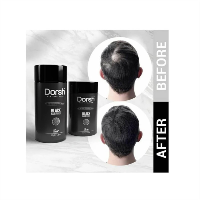 DORSH HAIR FIBER BLACK 50GR