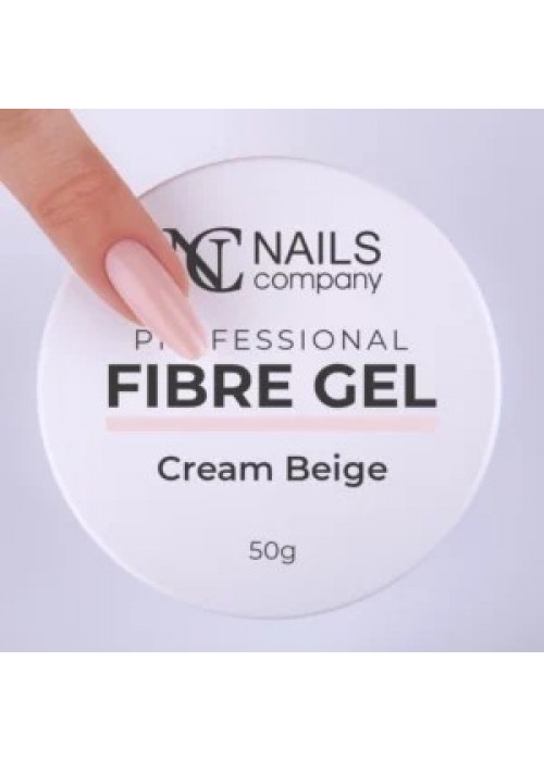 NC NAILS FIBRE GEL CREAM BEIGE 50GR