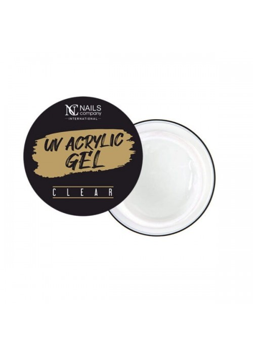 NC NAILS ACRYLIC GEL UV CLEAR 15GR